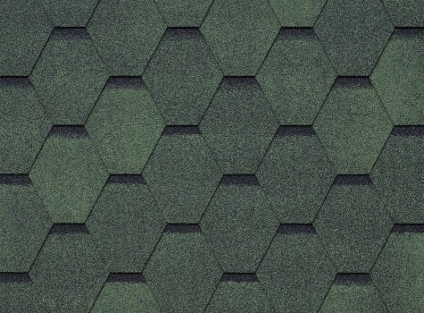 

Битумная черепица Tegola GARDA VERDE 479 Зелёны