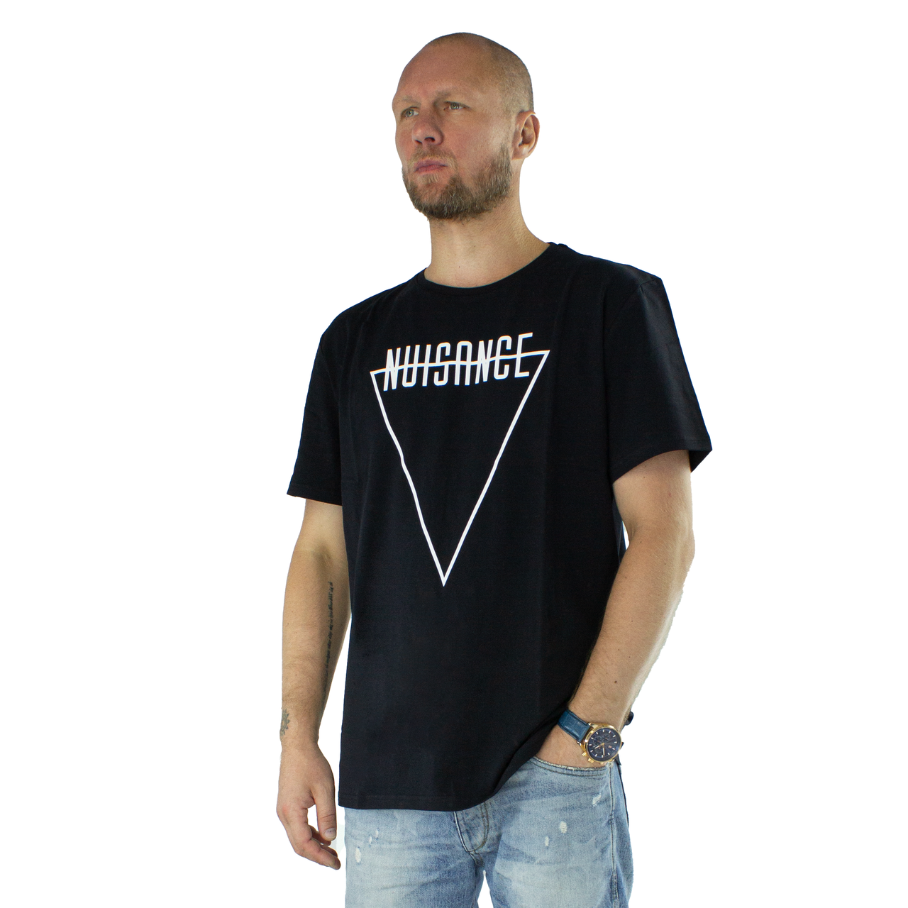 

Мужская футболка с принтом Nuisance Черная  (717893-black, Мужская футболка с принтом Nuisance Черная L (717893-black-L)