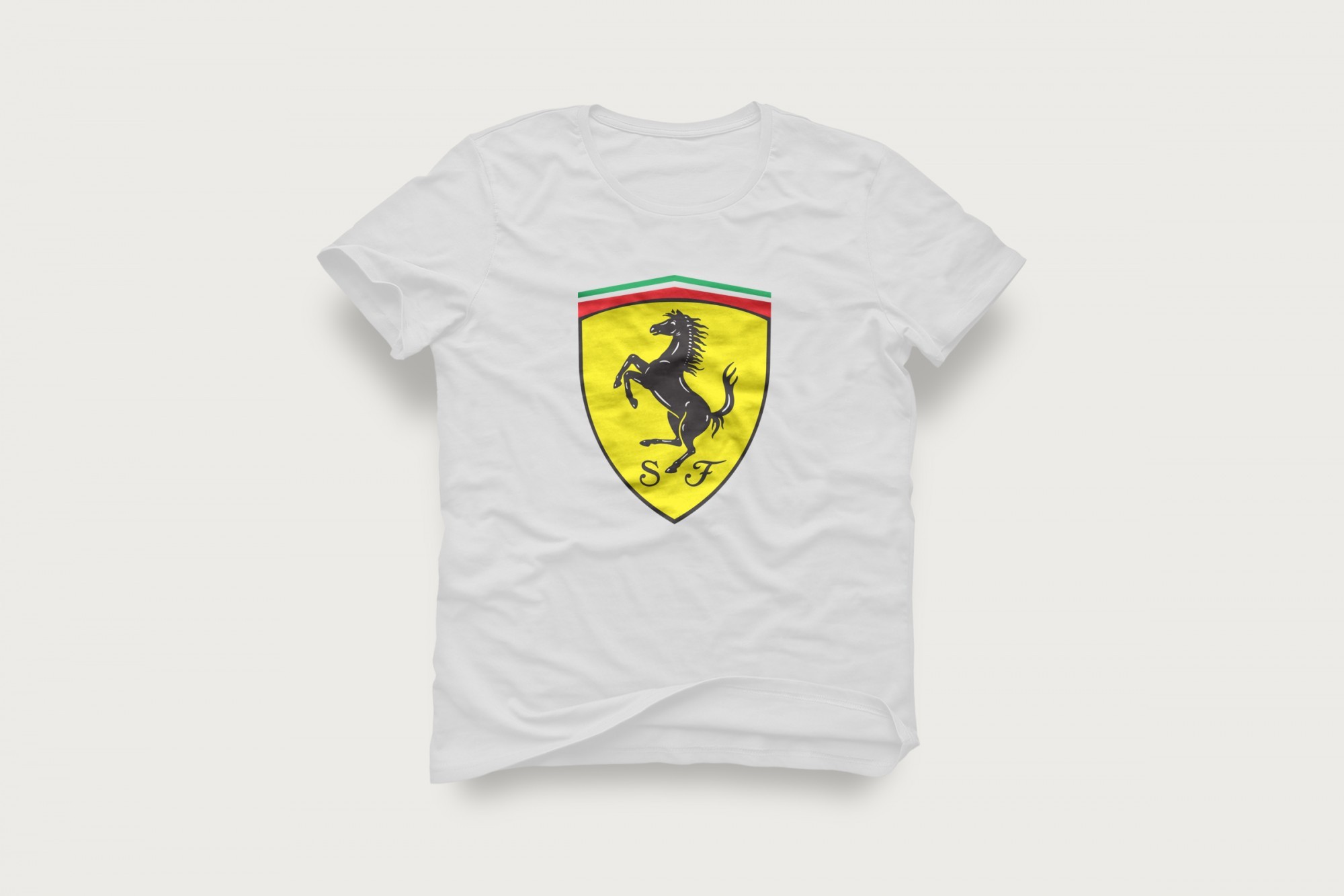 

Футболка мужская Fruit of the Loom Ferrari 61-036-0  белая, Футболка мужская Fruit of the Loom Ferrari 61-036-0 XL белая
