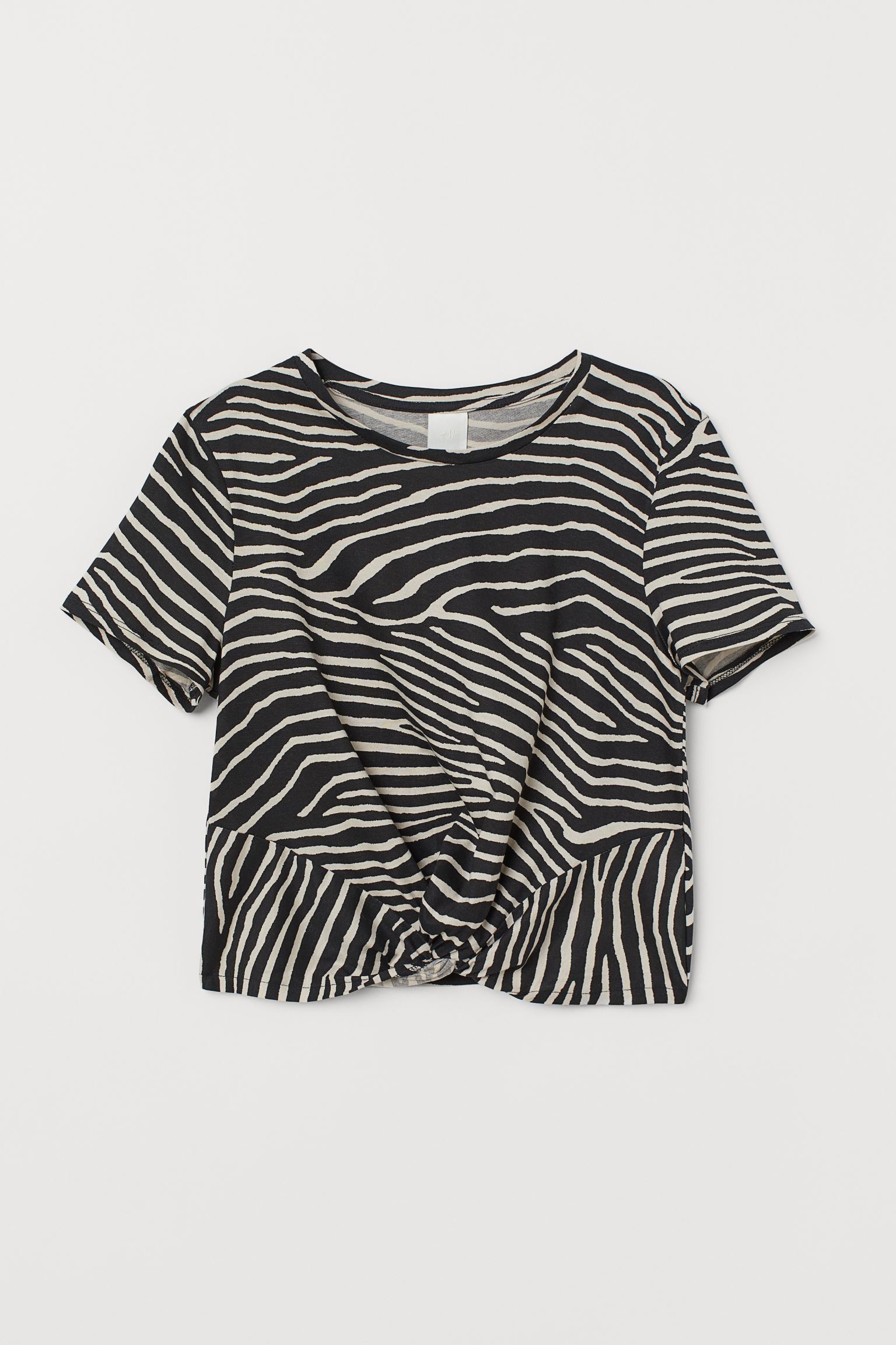 

Топ H&M XS бело черный 9127330270