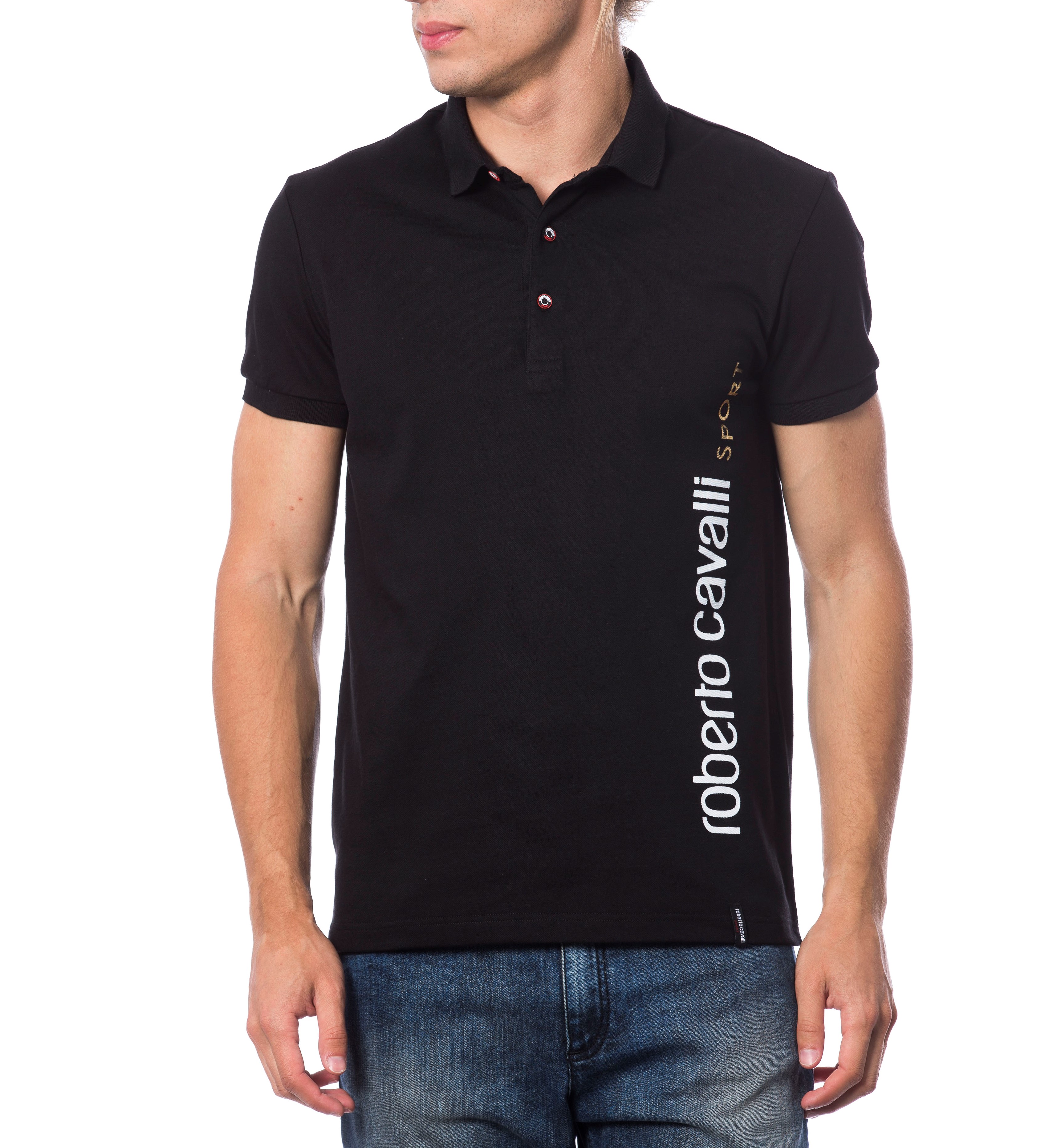 

Поло ROBERTO CAVALLI  Черный, Поло ROBERTO CAVALLI 3XL Черный