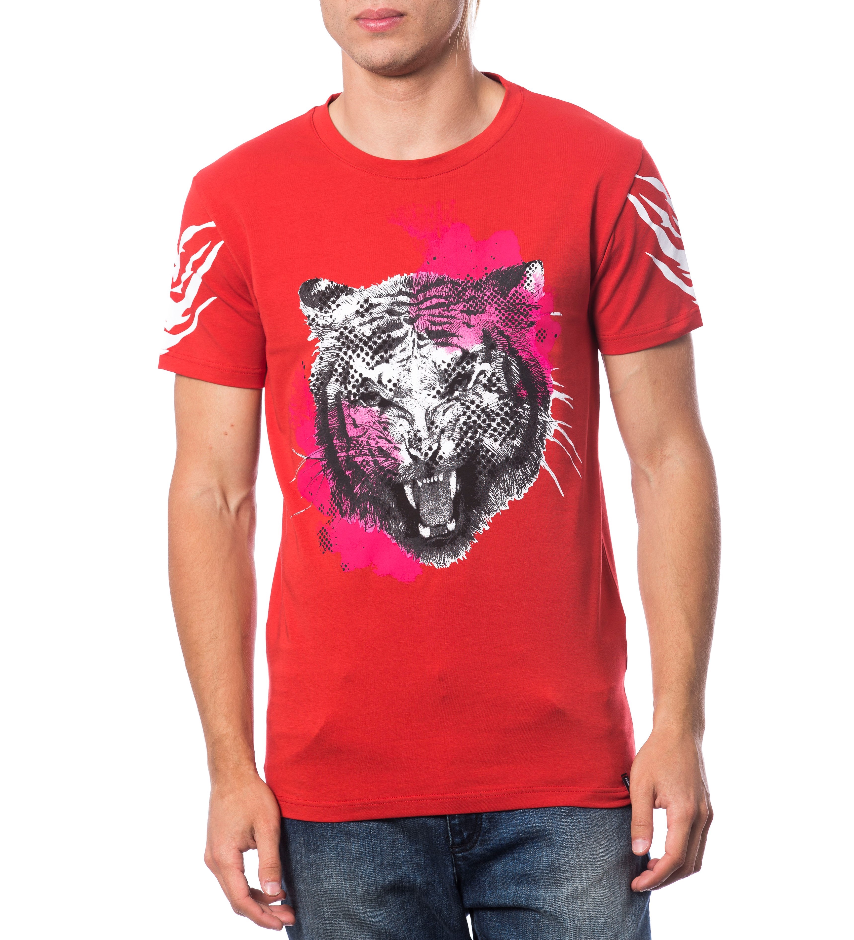 

Футболка ROBERTO CAVALLI  Красный, Футболка ROBERTO CAVALLI 4XL Красный