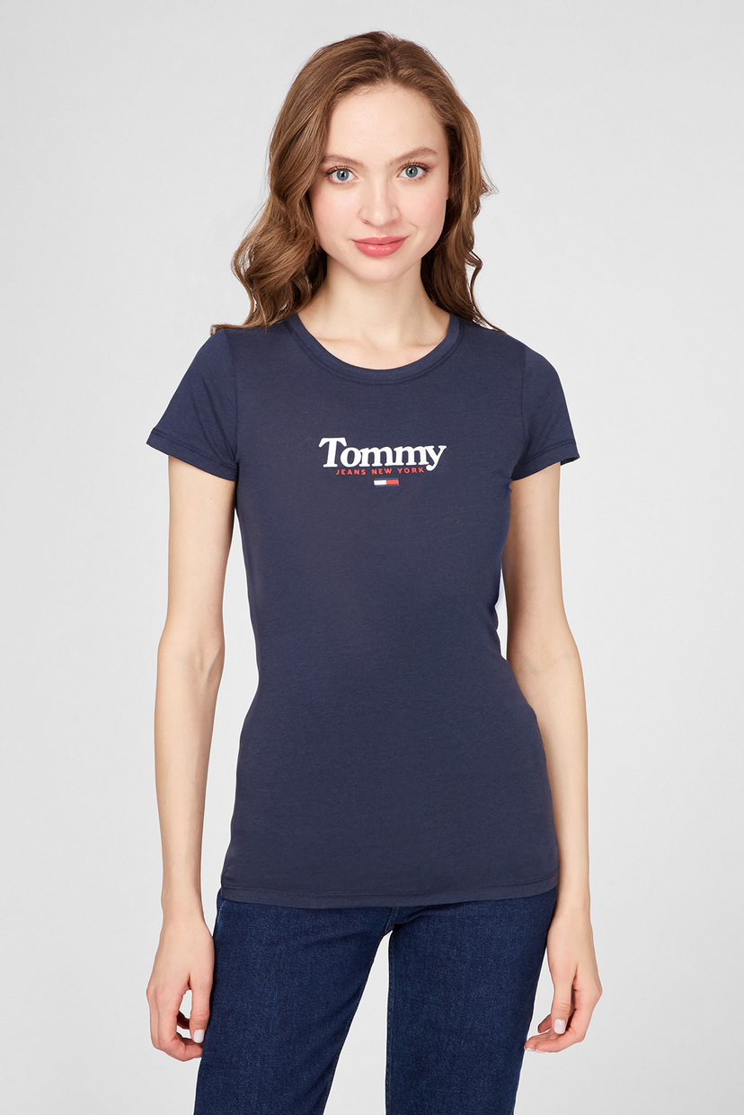 

Женская темно-синяя футболка ESSENTIAL Tommy Hilfiger XS DW0DW08928