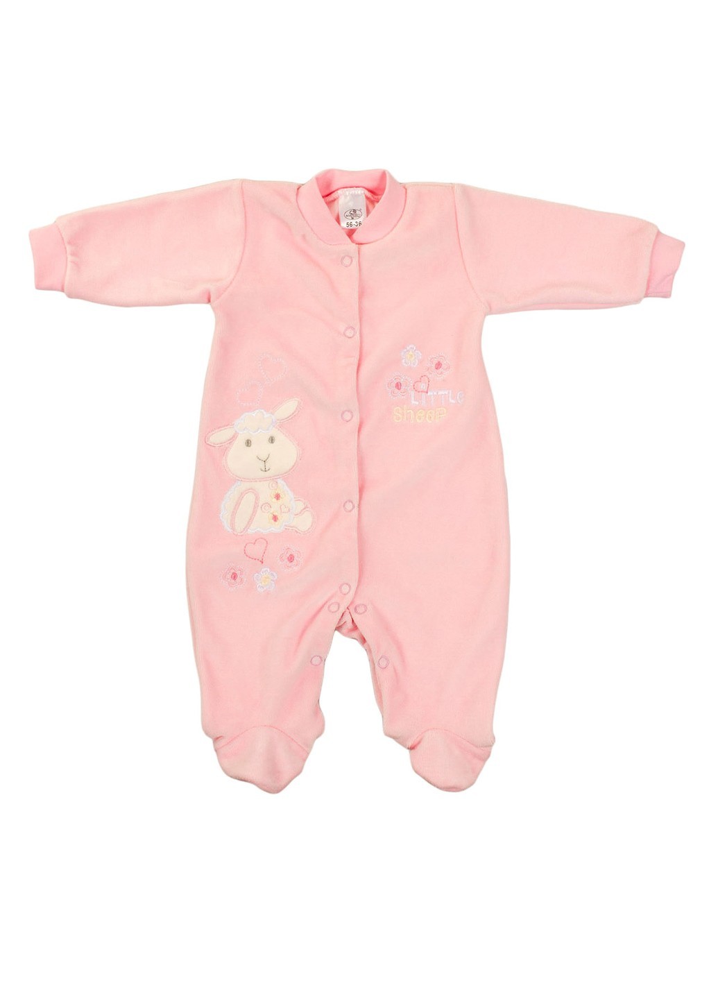 

Ромпер FLAMINGO для девочки 56см флис розовый (МК796)
