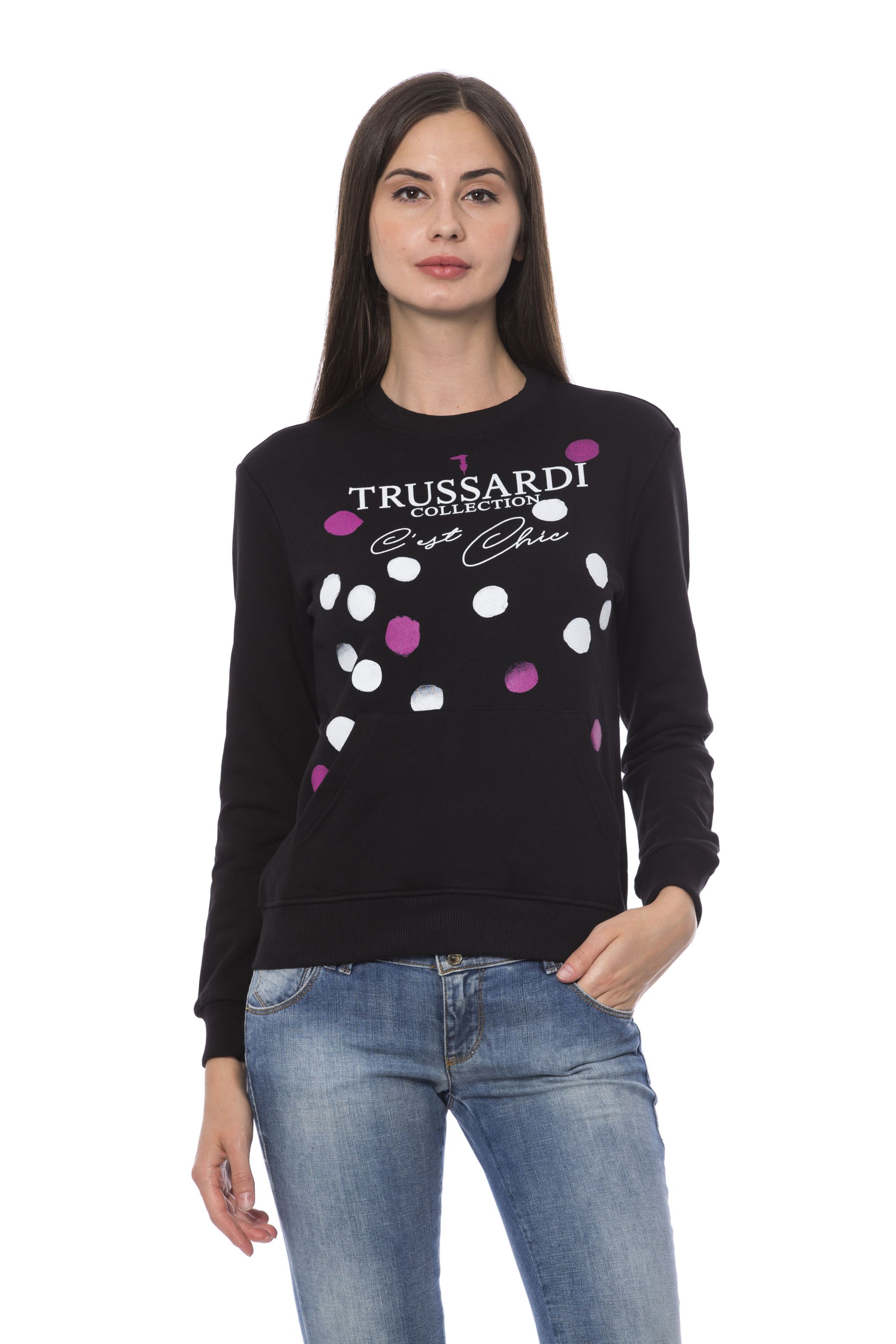 

Свитшот TRUSSARDI  Черный, Свитшот TRUSSARDI XL Черный