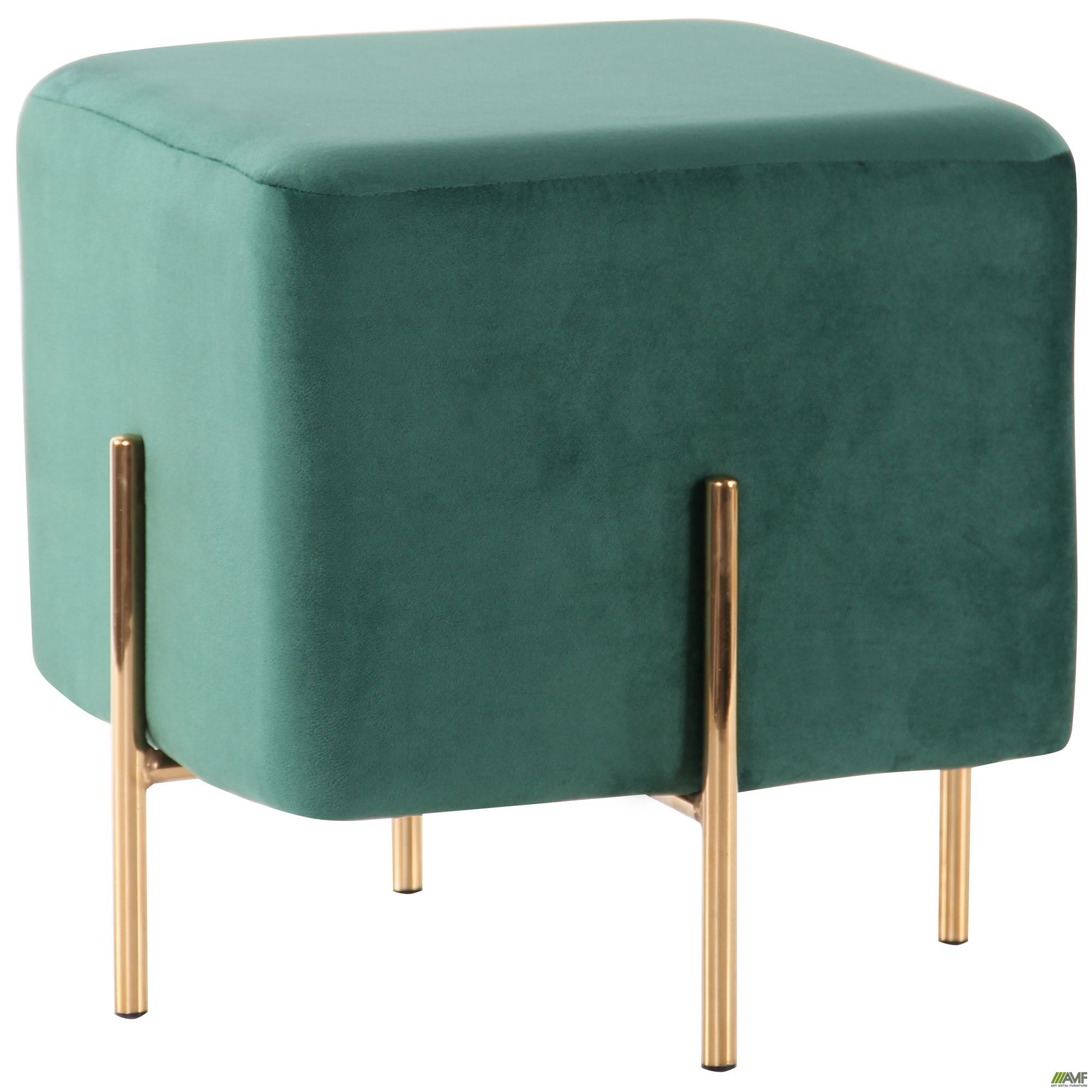 

Пуф Ritz Green / Golden Chrom 456*400 Сталь/Текстиль, цвет золото/зеленый AMF