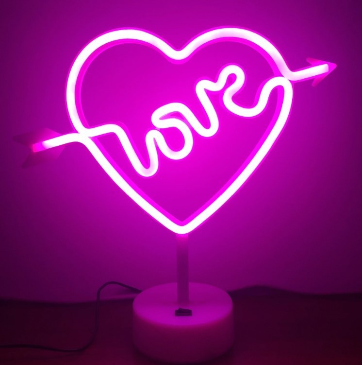 

Ночник неоновый лампа Fire Сердце Love