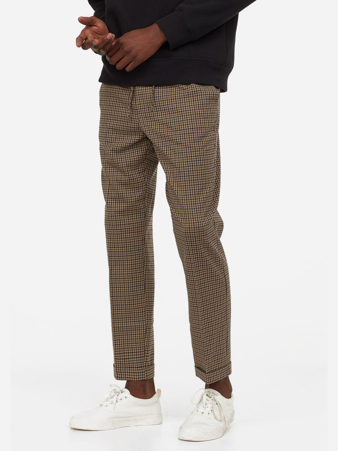 

Штаны H&M 60766402  Темно-бежевые с синим, Штаны H&M 60766402 XL Темно-бежевые с синим