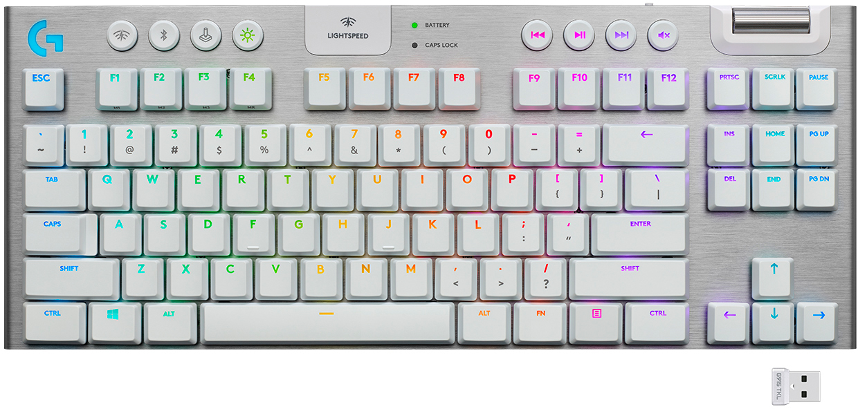 Клавиатура беспроводная Logitech G915 Gaming TKL LIGHTSPEED Wireless ...