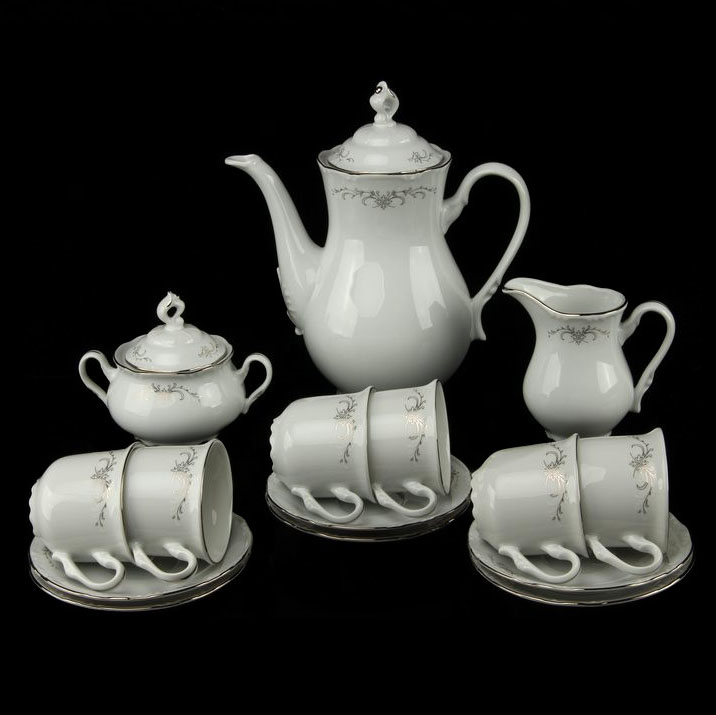 

Кофейный сервиз 17пр./6п . constance Thun фарфор Чехия