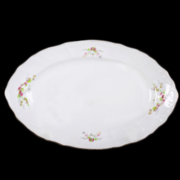 

Блюдо овальное 39см bernadotte Thun фарфор Чехия