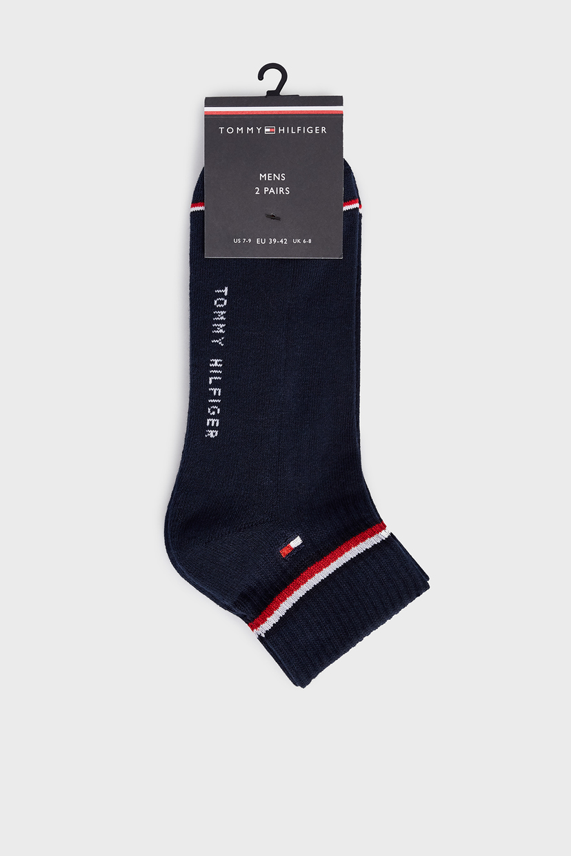 

Мужские темно-синие носки (2 пары) TH MEN ICONIC QUARTER Tommy Hilfiger 43/46 100001094