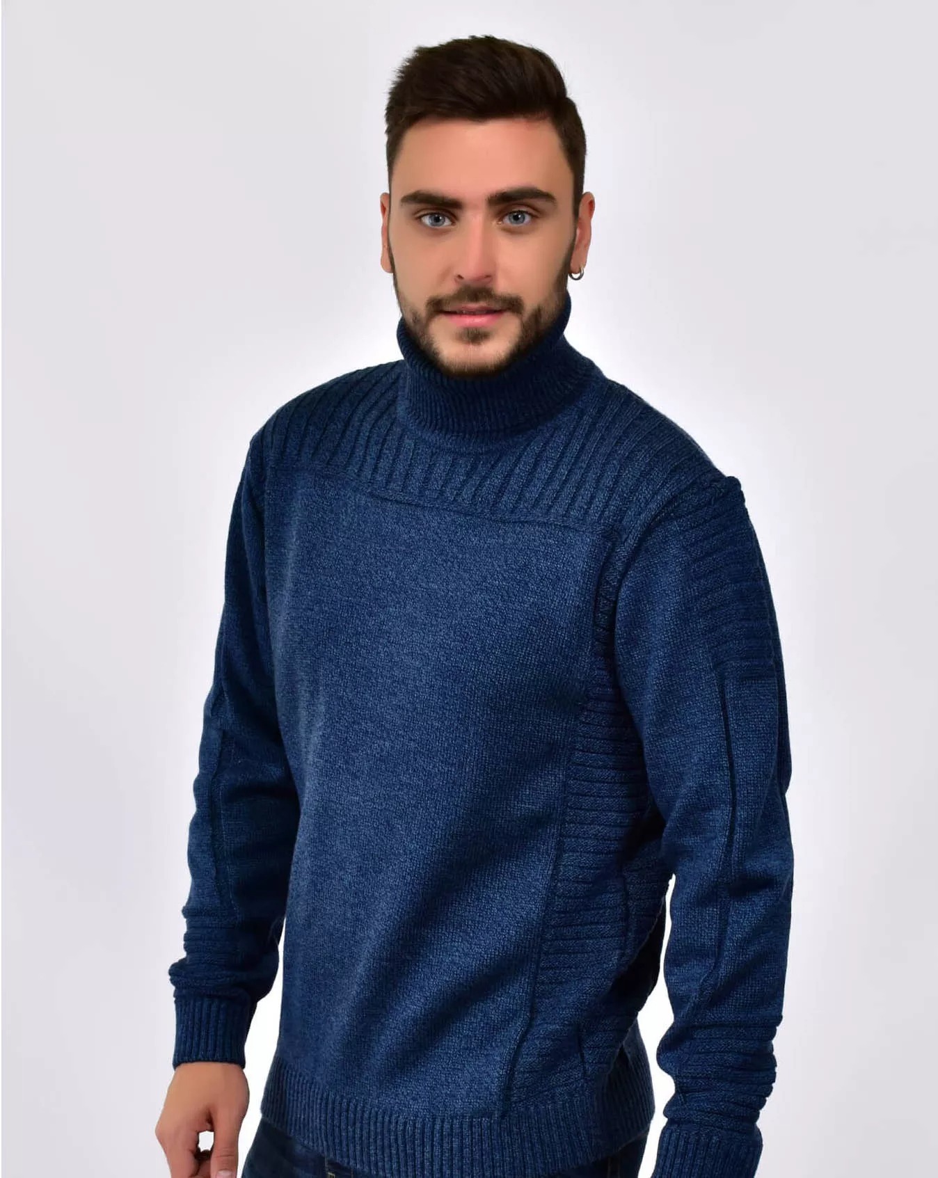 

Fashions • Свитер мужской Булат Fashions XXL синий (17387-лд)