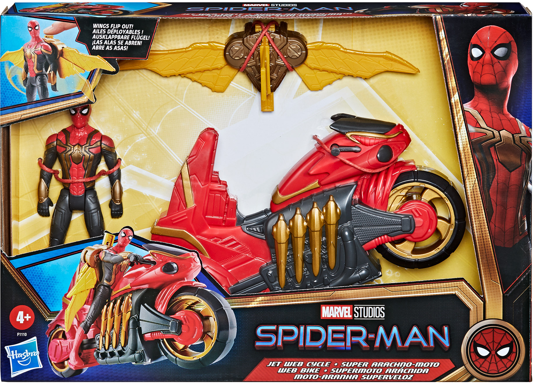 

Игровой набор Hasbro Человек-Паук на мотоцикле (5010993813667)