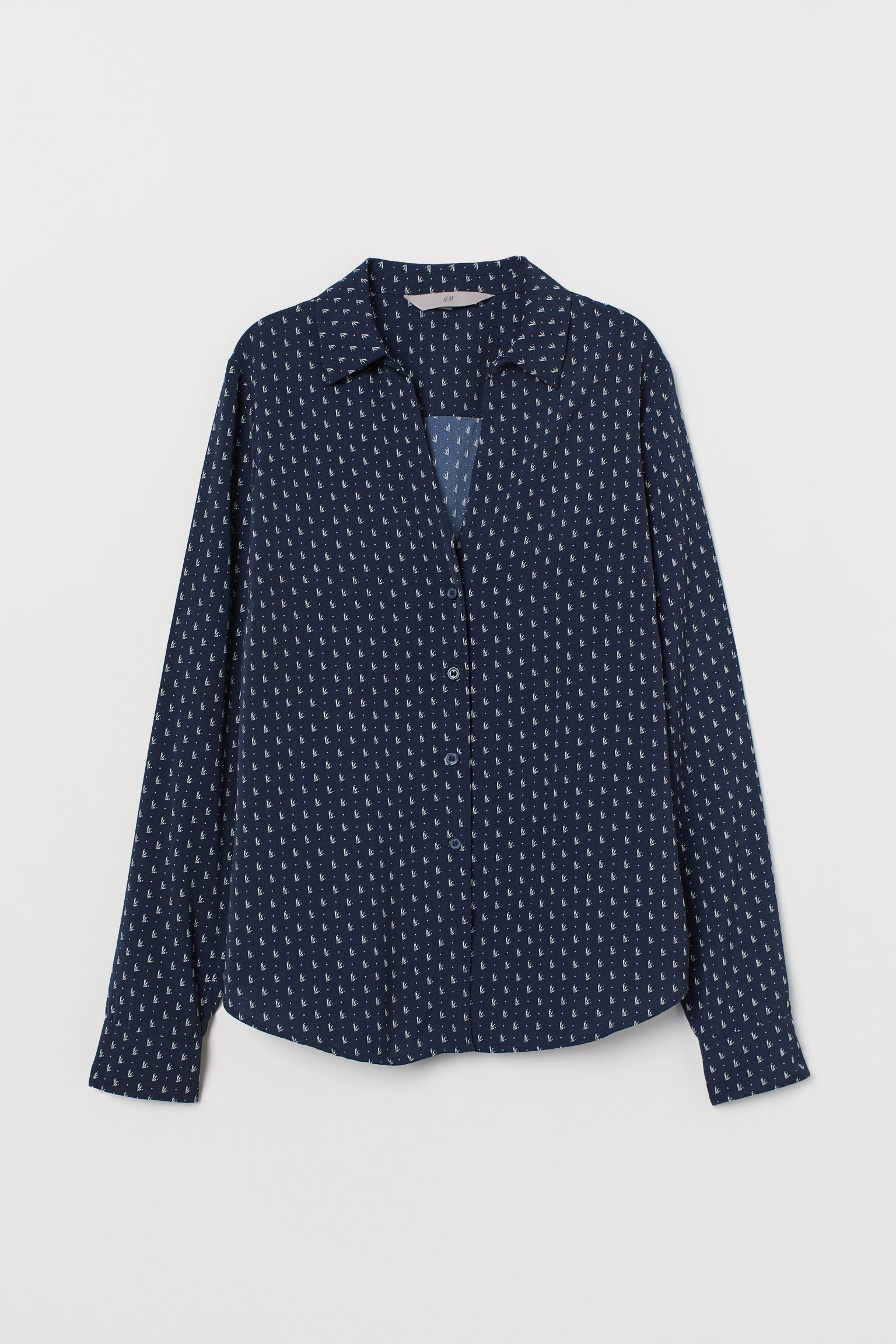 

Блуза H&M 38 темно синий 10127628469