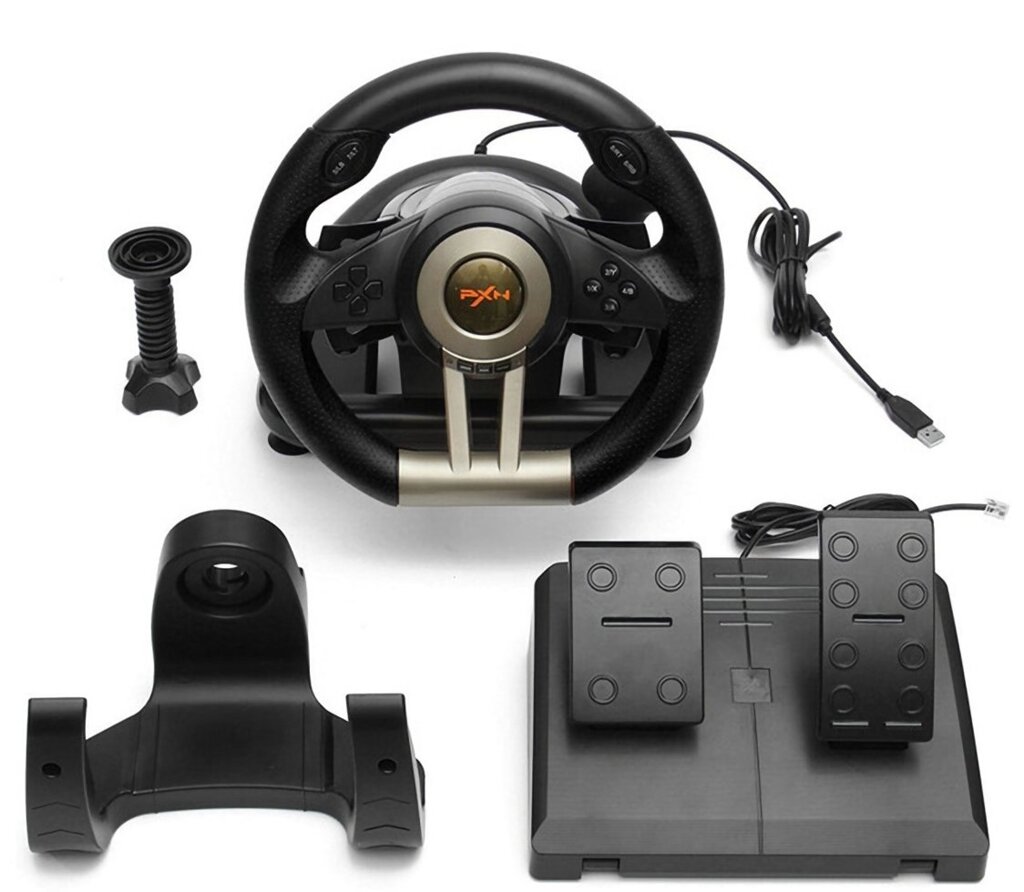 

Руль игровой с педалями PXN V3 PRO (PC/PS3/PS4/X-ONE/SWITCH) USB