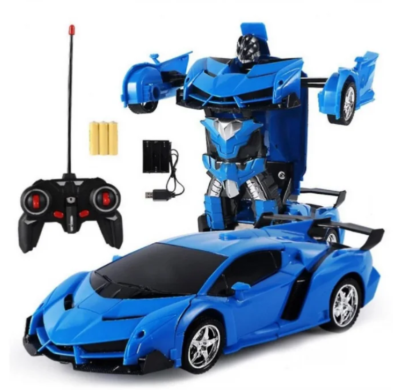 

Машина Трансформер Lamborghini Robot Car Size 1:18 с пультом Синяя