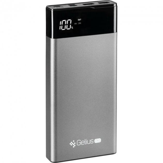 

Повербанк Gelius Pro Edge (V2PD) GP-PB20-007 20000mAh 2.1A Grey