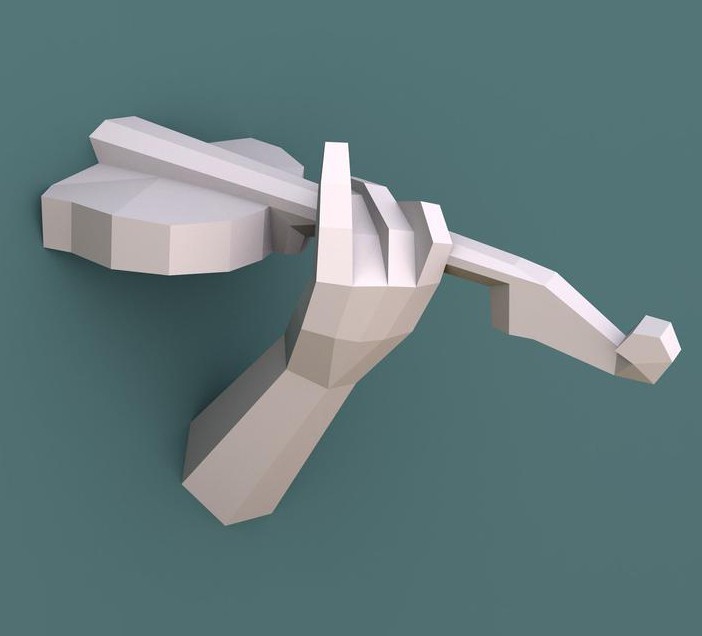 

Скрипка в руке. Наборы для создания 3д фигур Оригами Papercraft
