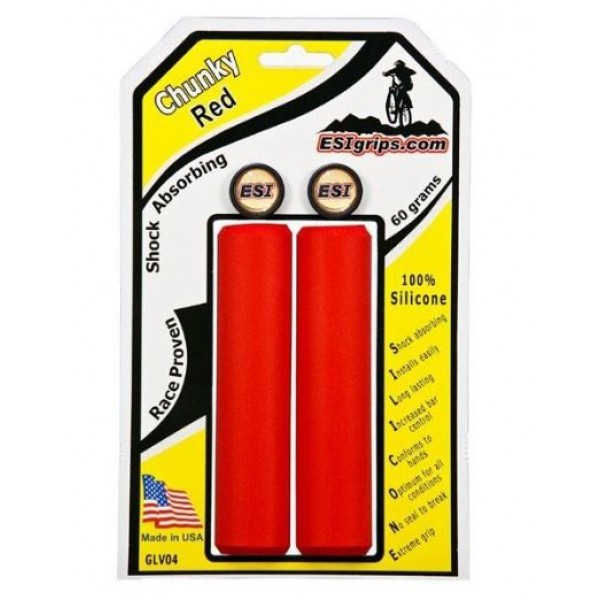 

Грипсы ESI Chunky Red BO010