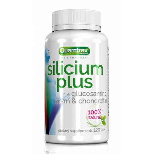 

Глюкозамин и Хондроитин Quamtrax Glucosamine Condroitin MSM+Silicium 120 таб