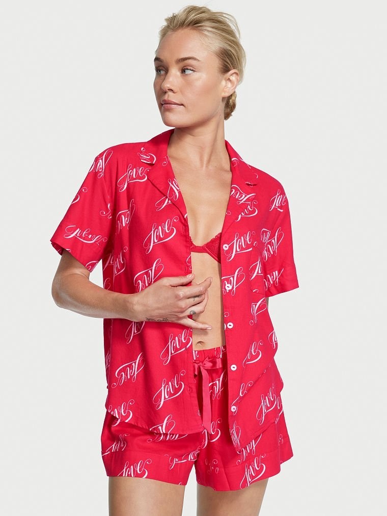 

Пижама фланель Victoria' Secret 817-393  Красный, Пижама фланель Victoria's Secret 817-393 S Красный
