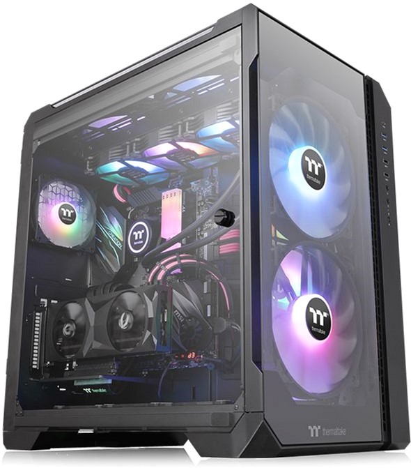 

Корпус Thermaltake View 51 Tempered Glass ARGB Edition Black (CA-1Q6-00M1WN-00)