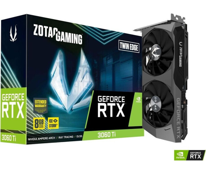 

Відеокарта Zotac GAMING GeForce RTX 3060 Twin Edge OC (ZT-A30600H-10M)