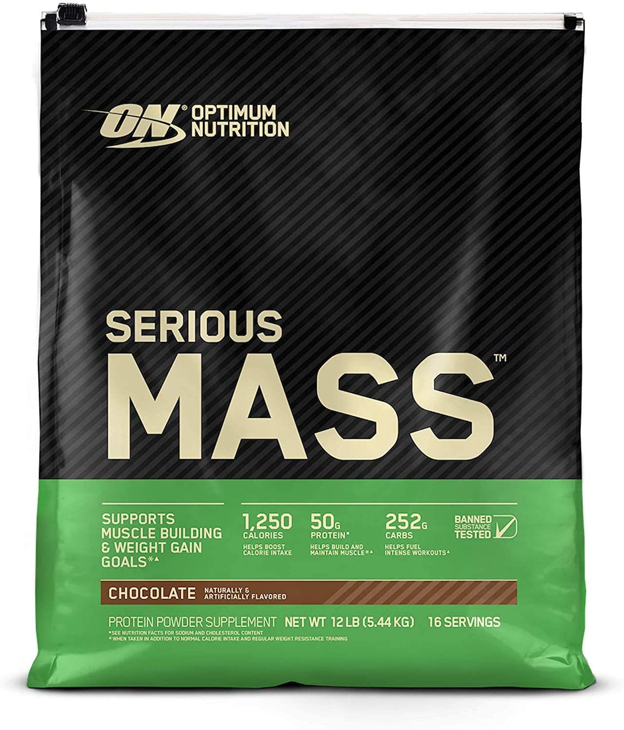 

Гейнеры Optimum Nutrition Serious Mass 5,443 кг - шоколад