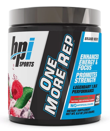 

Предтренировочные комплексы BPI Sports BPI One more rep 250g - raspberry tea