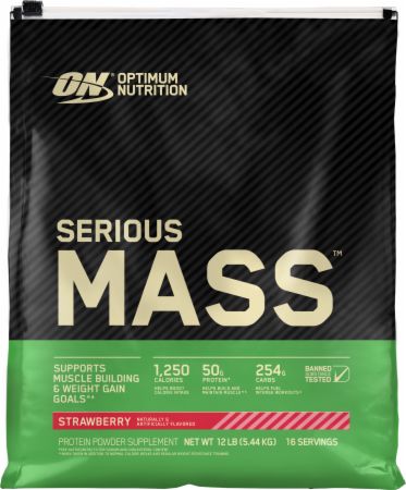 

Гейнеры Optimum Nutrition Serious Mass 5,443 кг - клубника