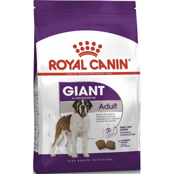 

Сухой корм Royal Canin Giant Adult для собак гигантских пород от 18/24 месяцев 4 кг