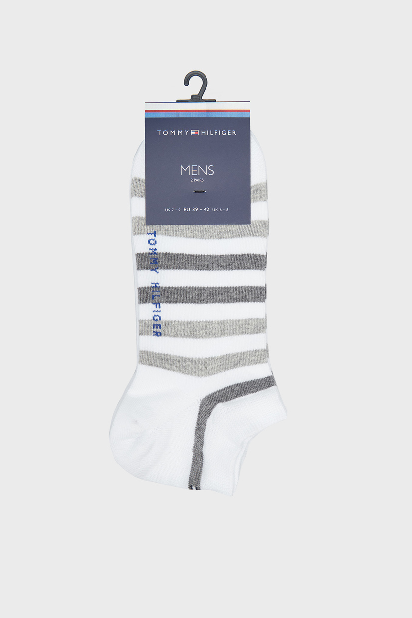 

Мужские хлопковые носки (2 пары) TH MEN DUO STRIPE SNEAKER 2P Tommy Hilfiger 43/46 382000001