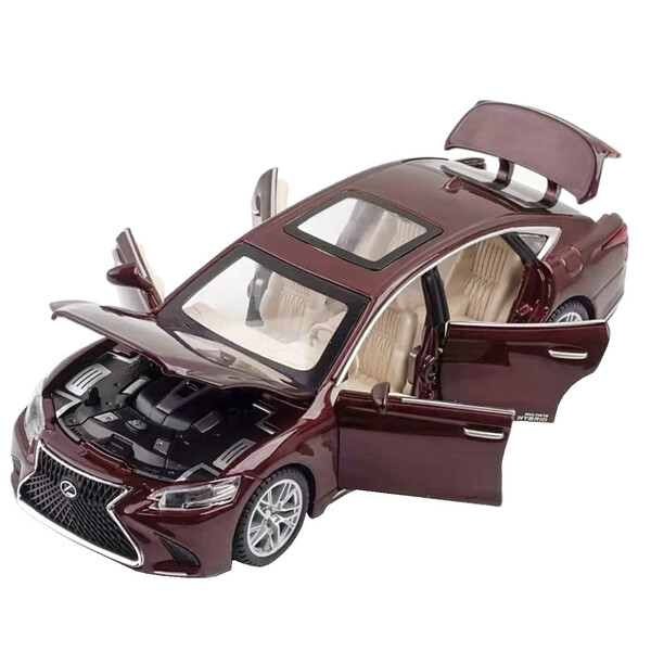 

Машинка Lexus LS500H игрушка металлическая коллекционная моделька 1:32 Бордовый (9356400)