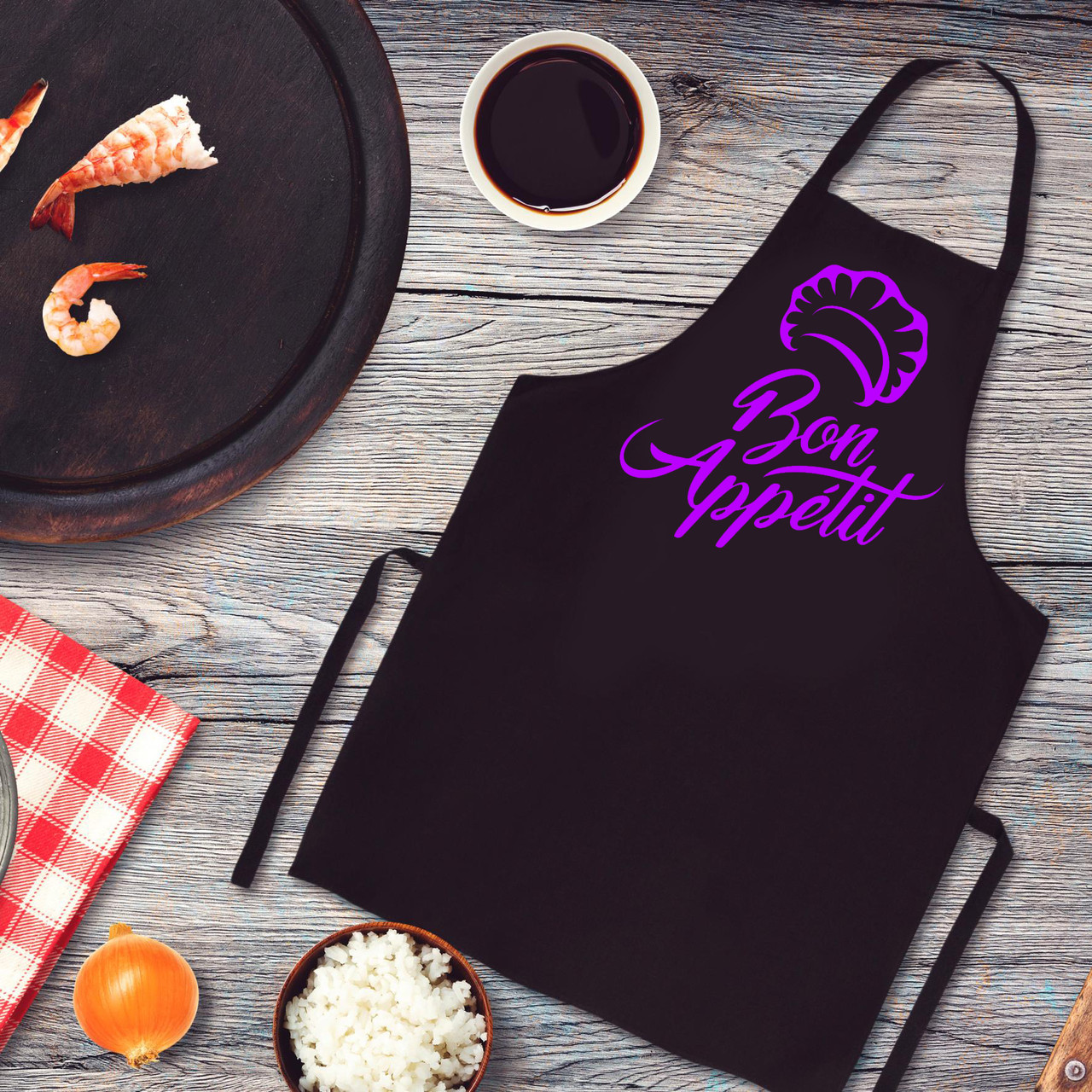 

Фартук с принтом "Bon Appetit" 2
