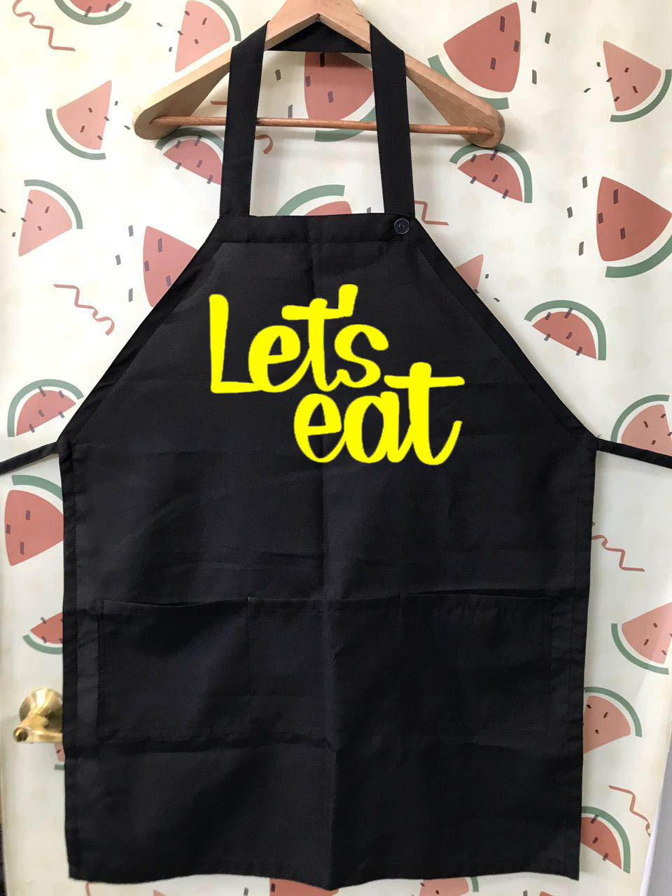 

Фартук с принтом "Lets eat"