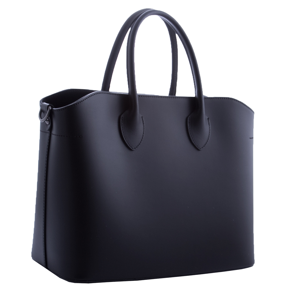 

Сумка женская деловая форматная кожаная Genuine leather 20895 черная