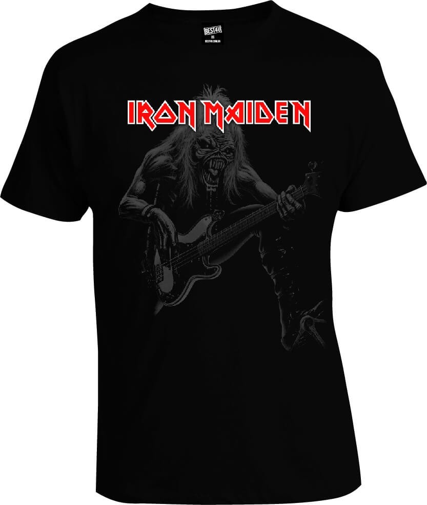 

Футболка Iron Maiden Eddie Bass Black Best4U Черный, Футболка Iron Maiden Eddie Bass Black Best4U Черный L