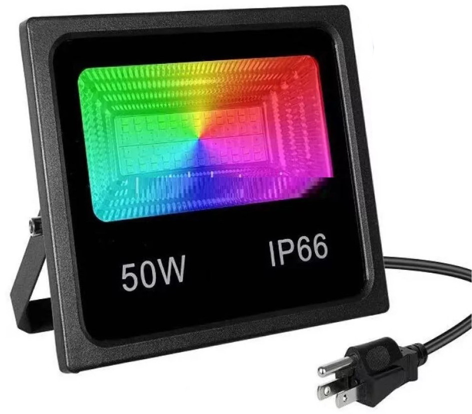 

Прожектор Smart LED 7982 50W IP66 RGB Bluetooth, с приложением