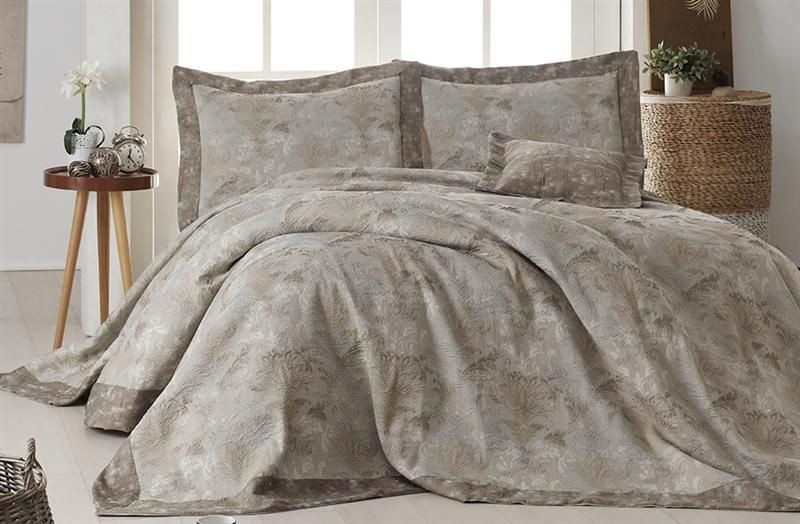 

Покрывало с наволочками First Choice Tango - Imera Ekru 240*260