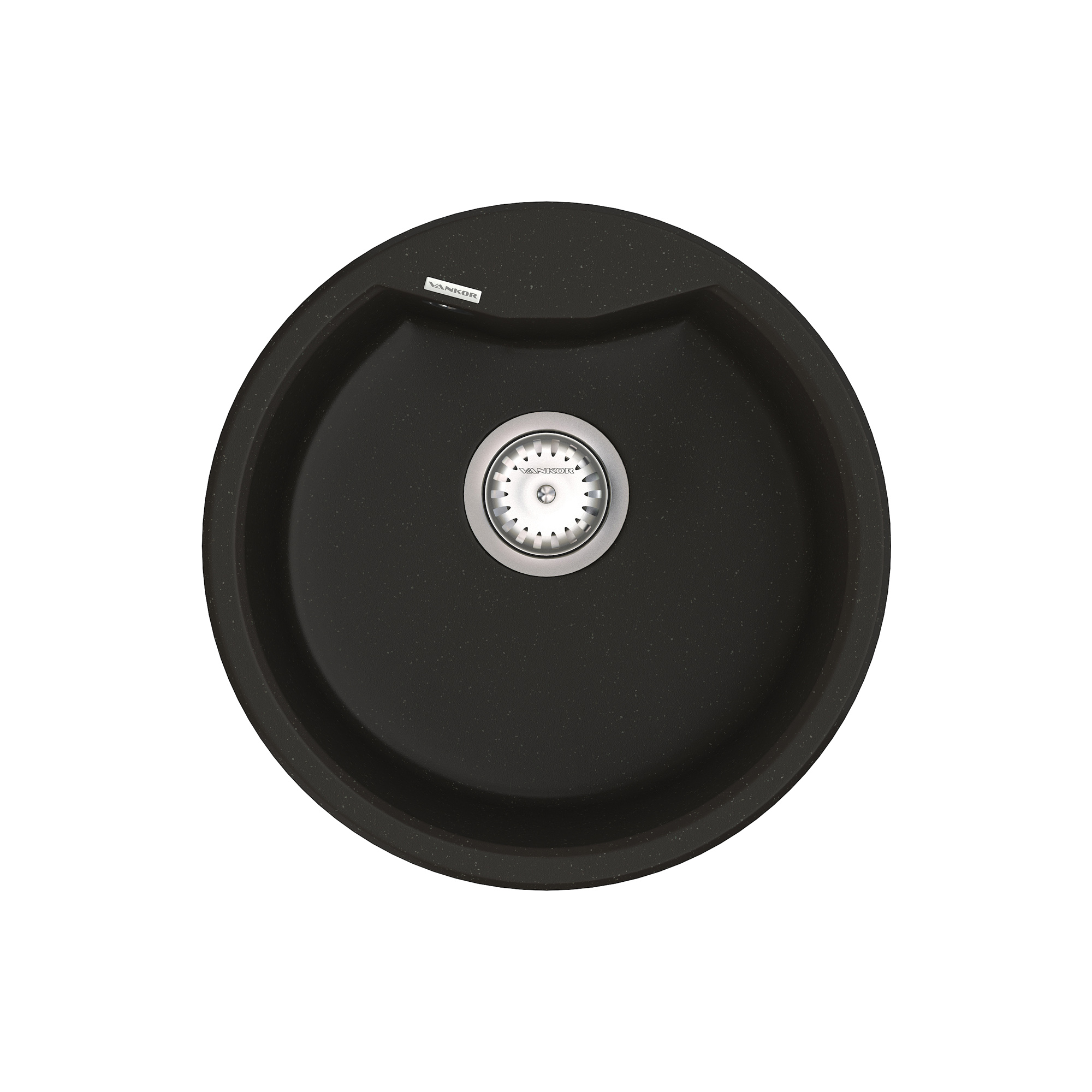

Кухонная мойка VANKOR Vena VMR 01.48 Black + сифон VANKOR (74905)