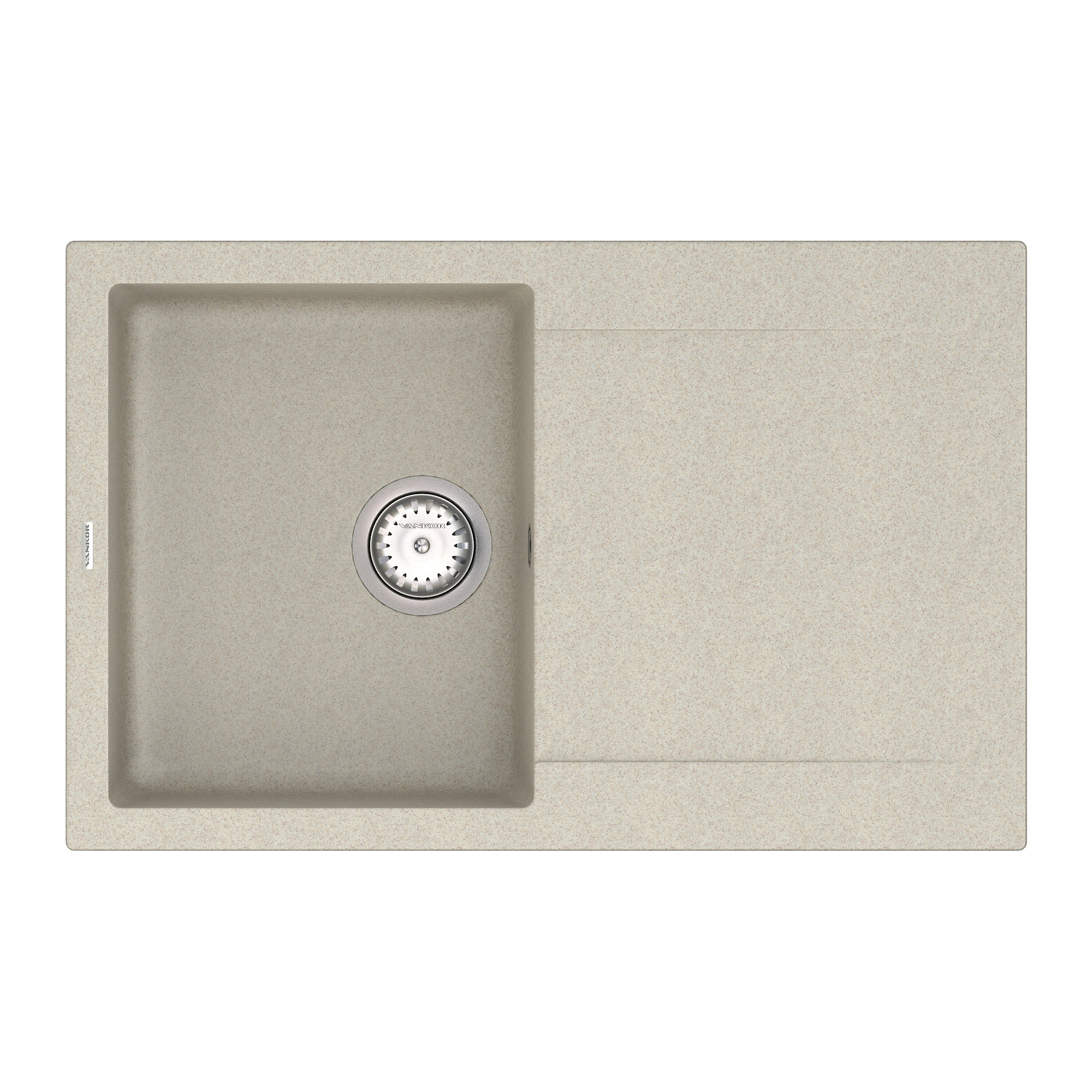 

Кухонная мойка VANKOR Orman OMP 02.78 Terra + сифон VANKOR (74870)