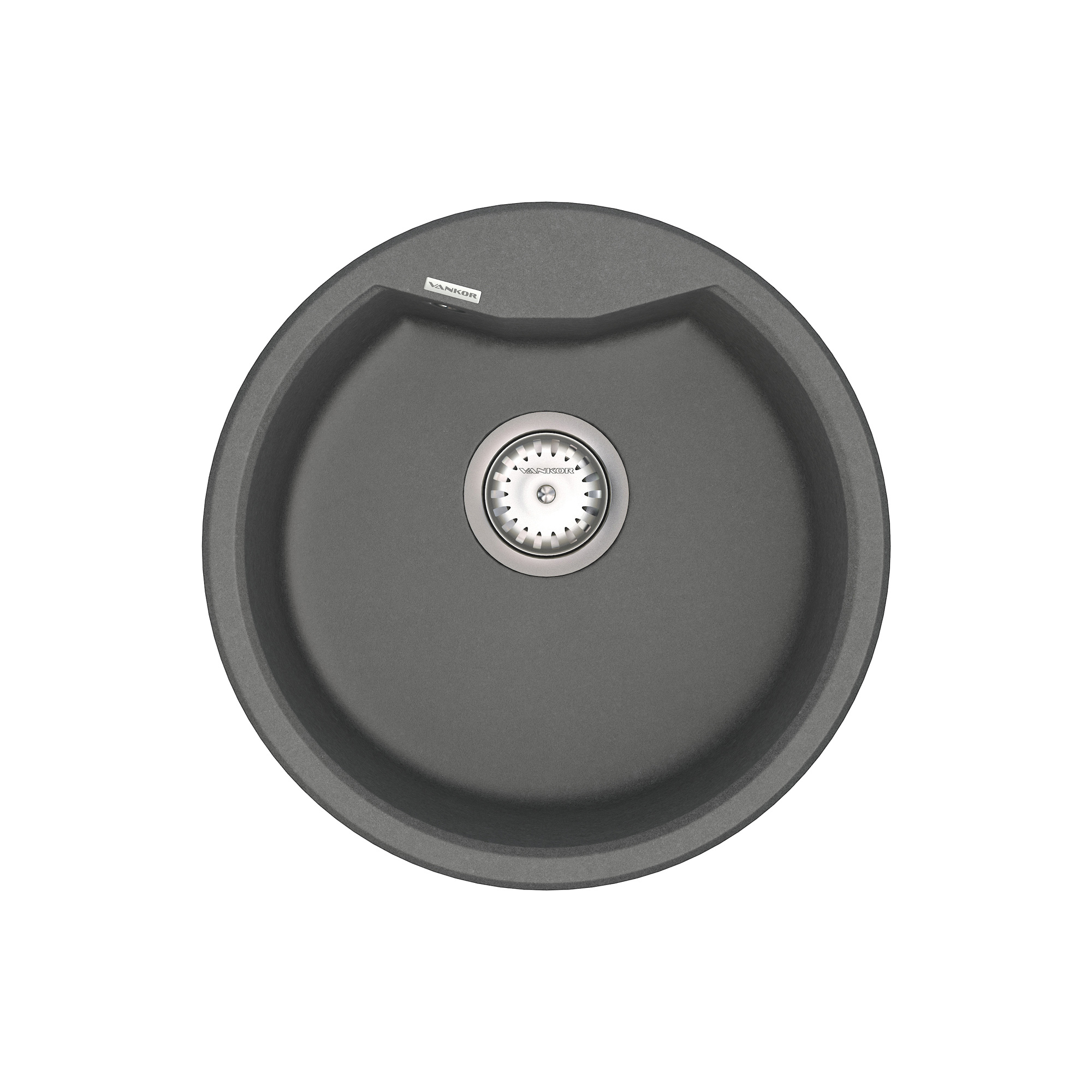 

Кухонная мойка VANKOR Vena VMR 01.48 Gray + сифон VANKOR (74907)