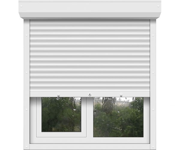 

Защитные рольставни Alutech Trend алюминий 2400х1600 мм белые