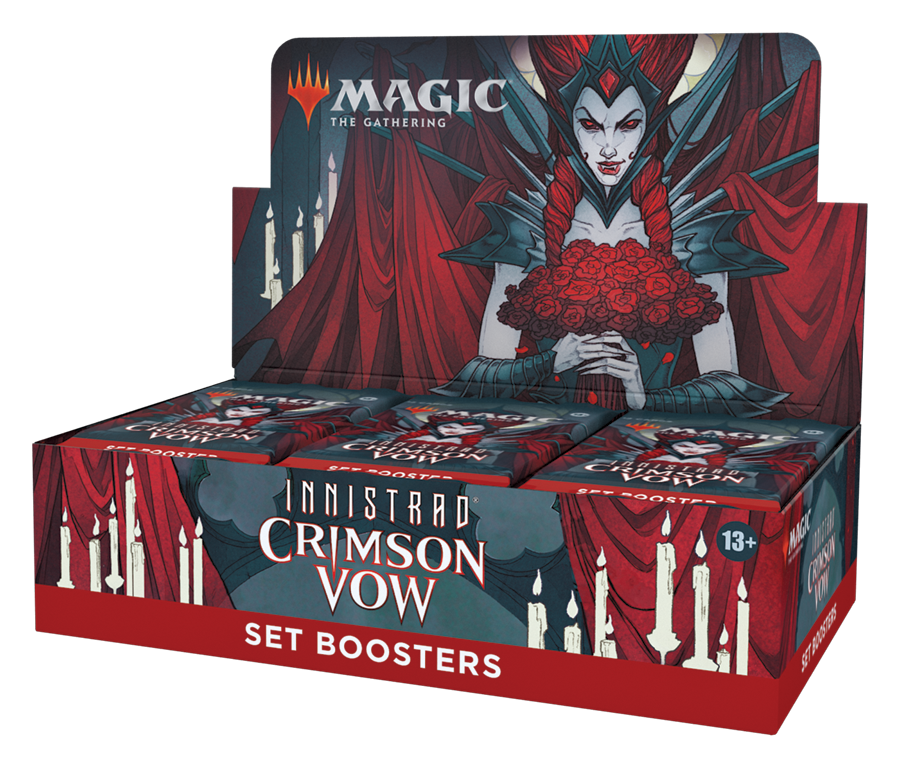 

Настольная игра Wizards of the Coast Дисплей бустеров выпуска Set Booster Innistrad: Crimson Vow Magic The Gathering АНГЛ (C90640000)