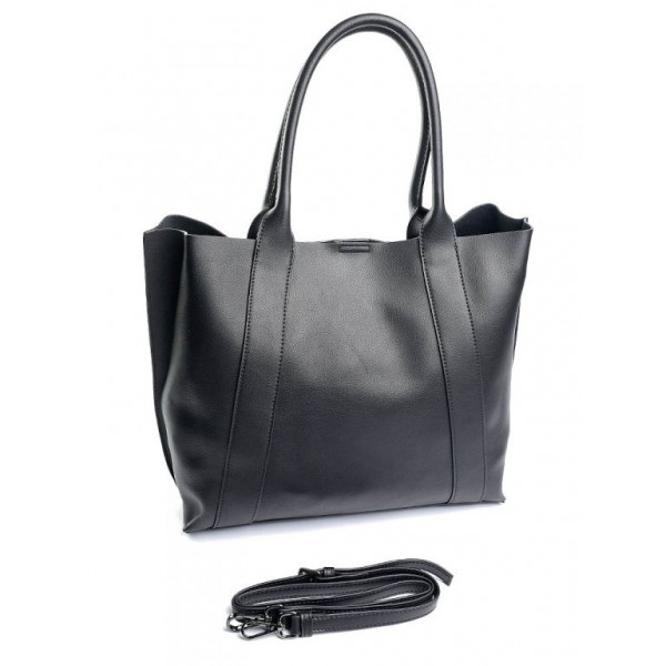 

Сумка-шоппер из натуральной кожи M-bag E0-69 Black