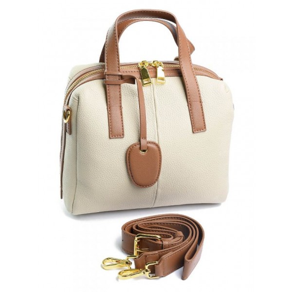 

Классическая женская сумка кожа M-bag 2035 White