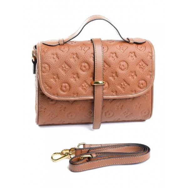 

Кожаная сумка кросс-боди женская M-bag 18895 Brown