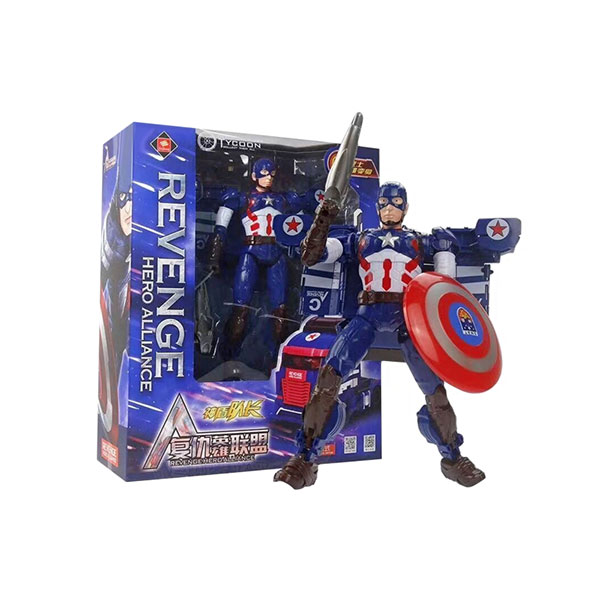 

Трансформер "Captain America" (коробка) JJ608 р.26,5*10,5*32см. *