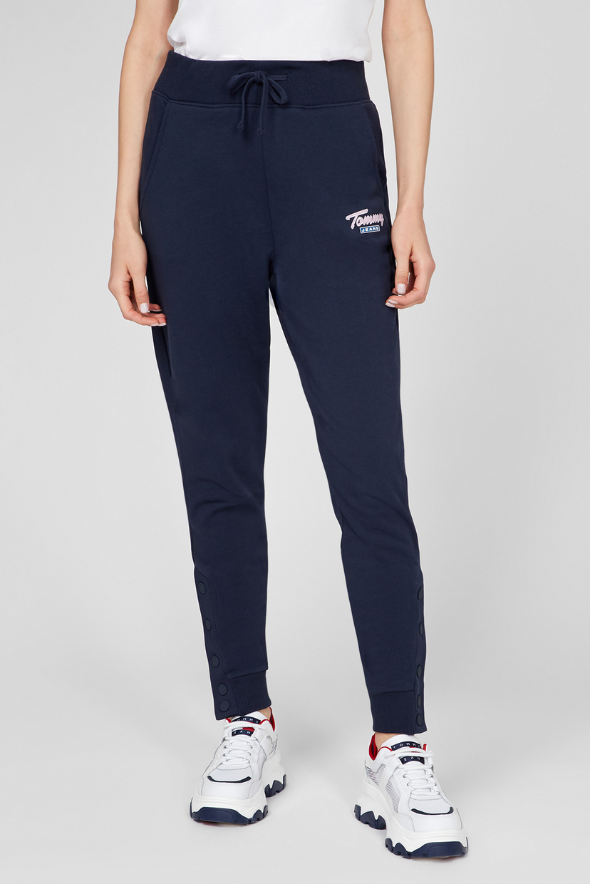 

Женские темно-синие спортивные брюки BRANDED SNAP Tommy Hilfiger S DW0DW09112